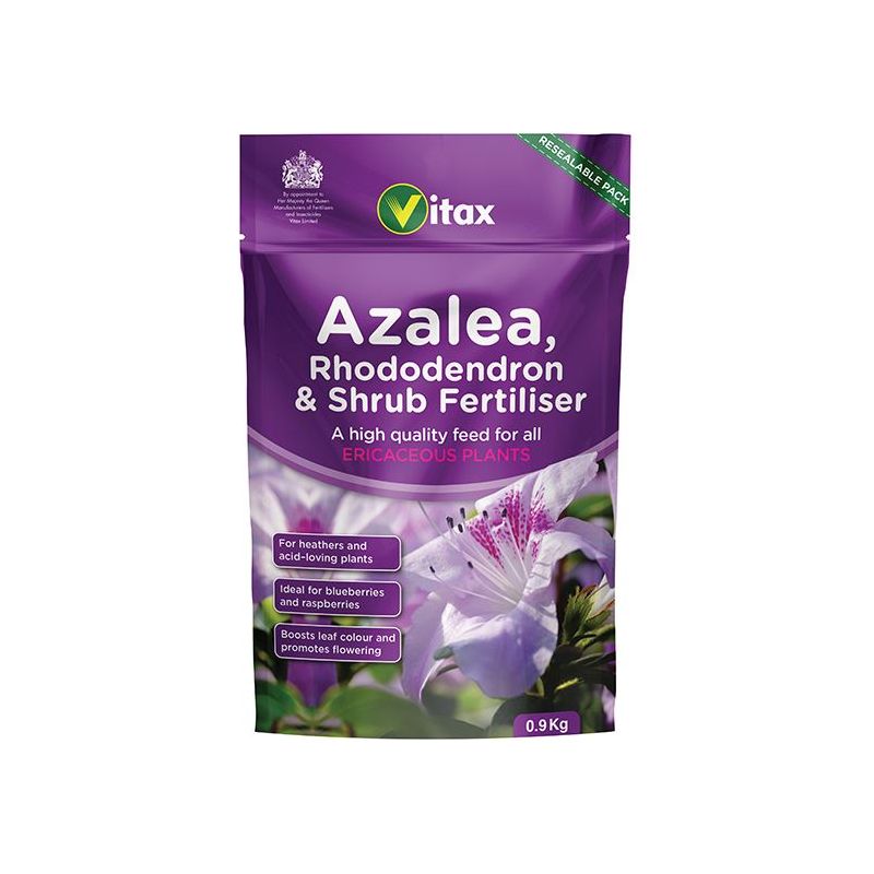 Vitax Azalea, Rhododendron & Shrub Fertilizer 0.9kg Pouch Vitax - Dynamic Drive