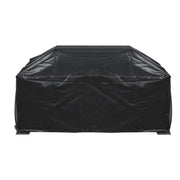 Dellonda 35" Rectangular Outdoor Fire Pit Antique Bronze Effect Dellonda - Dynamic Drive