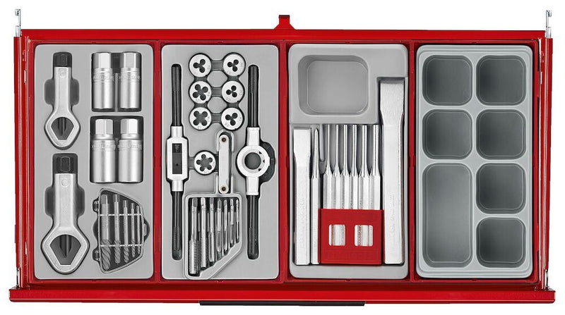 Teng Tools 26" PRO35™ stack tool kit 753 pieces red Town Tools - Dynamic Drive