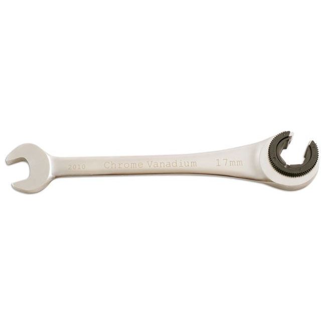 Laser Ratchet Flare Nut Wrench 17mm 4904 Laser - Dynamic Drive