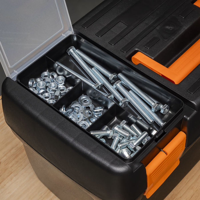 Sealey Toolbox with Tote Tray 500mm AP560 Sealey - Dynamic Drive
