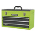 Sealey Tool Chest 3 Drawer Portable - Hi-Vis Green AP9243BBHV Sealey  - Dynamic Drive