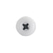 Sealey Number Plate Screw Plastic Head 4.8 x 18mm White Pack of 50 PTNP1 Sealey  - Dynamic Drive