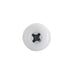 Sealey Numberplate Screw Plastic Enclosed Head 4.8 x 18mm White Pack of 50 PTNP1 Sealey - Dynamic Drive