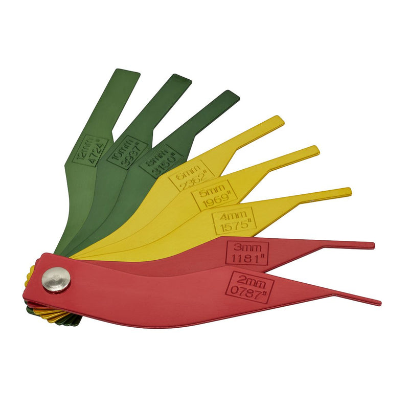 Sealey Brake Pad Thickness Gauge 8pc VS059 Sealey - Dynamic Drive
