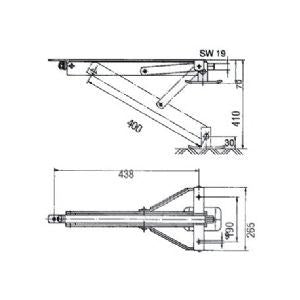 AL-KO Corner Steady 16" Swivel 205712 AL-KO - Dynamic Drive