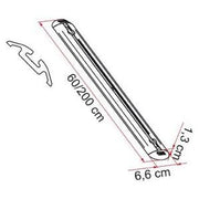 Fiamma Garage Bars Premium 200 (2) 98655-609 Fiamma - Dynamic Drive