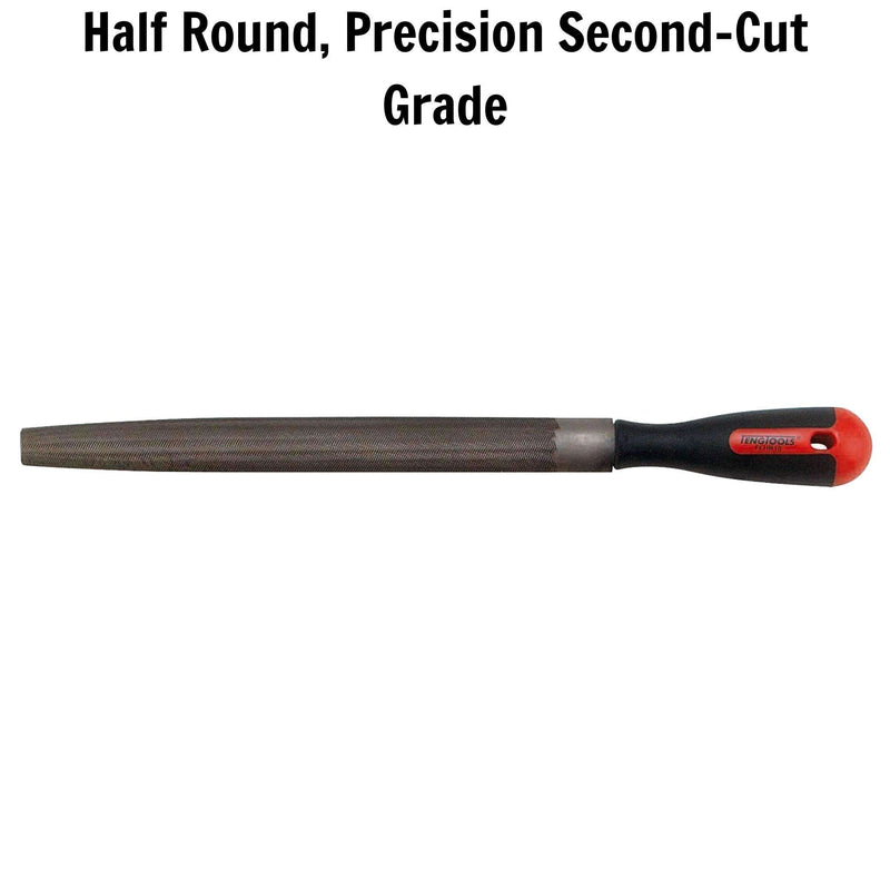 Teng Tools Hand File 250mm Half round Teng Tools - Dynamic Drive