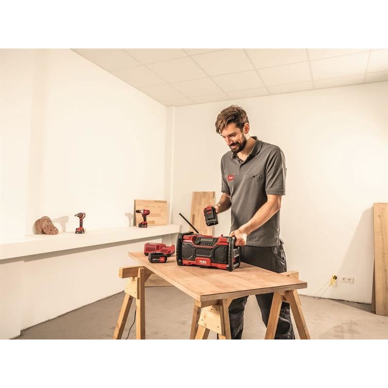 Flex Power Tools RD 10.8/18.0/230 Cordless Radio 240V & Li-ion Bare Unit Flex Power Tools - Dynamic Drive