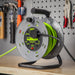Sealey 25m Cable Reel with Thermal Trip 4 x 230V - Hi-Vis Green BCR25G Sealey - Dynamic Drive