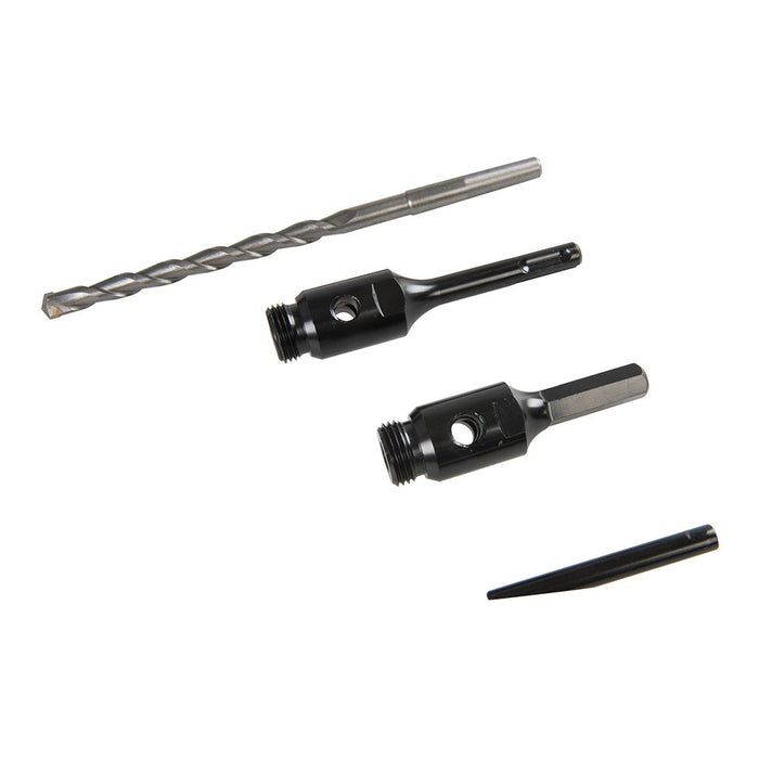 Silverline Diamond Core Drill Kit 3-Core 7pce 28, 52 & 107mm 868543 Silverline  - Dynamic Drive