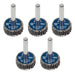 Sealey 25 x 10mm Abrasive Flap Wheel on 6mm Shaft 60Grit - Pack of 5 FW2510605 Sealey - Dynamic Drive
