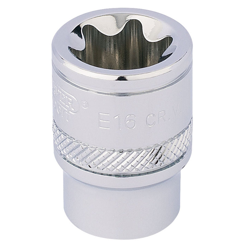Draper TX-STAR Socket, 3/8" Sq. Dr., E16 34204 Draper - Dynamic Drive