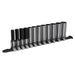 Sealey Socket Set Deep 12pc 3/8"Sq Drive Metric Black Series AK7993 Sealey - Dynamic Drive