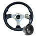 320mm Carbon Moulded Steering Wheel + Boss fits Vauxhall Astra 1991>1995 Mountney Classic  - Dynamic Drive