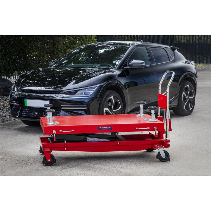 Sealey High Lift EV Battery Lift/Hydraulic Platform Truck 1000kg Capacity Sealey - Dynamic Drive