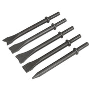 Sealey Air Hammer Chisel Set 170mm 5pc SA11C Sealey - Dynamic Drive