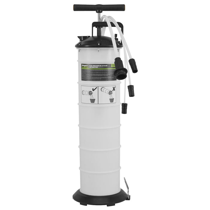 Seigen by Sealey Vacuum Oil & Fluid Extractor Manual 6.5L S01169 Sealey  - Dynamic Drive