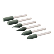 Silverline Rotary Tool Rubber Polishing Point Set 6pce 6mm Dia Silverline - Dynamic Drive