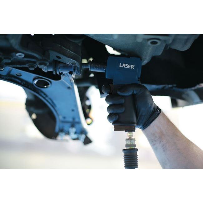 Laser Impact Wrench 3/4"D - Twin Hammer 146mm Long 7680 Laser - Dynamic Drive