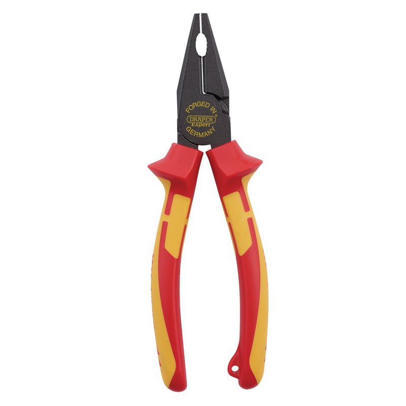 Draper XP1000 VDE Hi-Leverage Combination Pliers, 180mm, Tethered 99503 Draper - Dynamic Drive