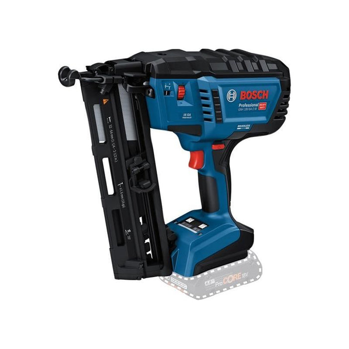 Bosch GNH18V-64-2M BL 16ga Finish Nailer Bare Bosch - Dynamic Drive