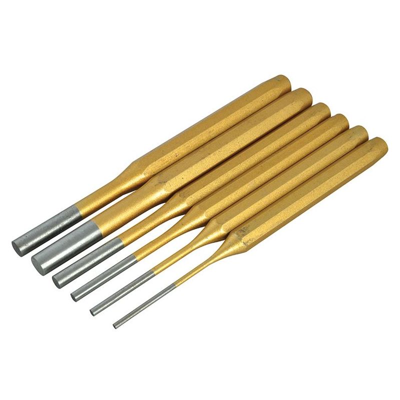 Bluespot Tools Gold Pin Punch Set 6 Piece BlueSpot Tools - Dynamic Drive