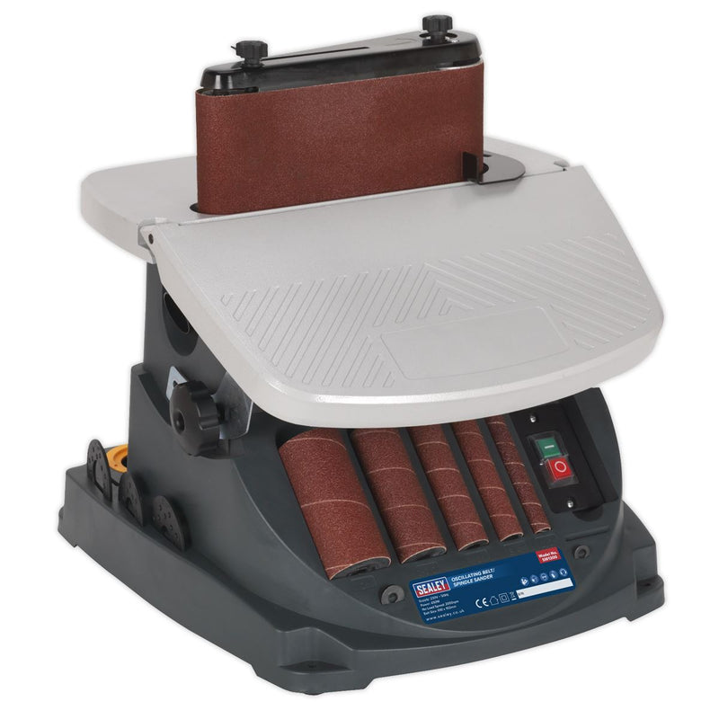Sealey Oscillating Belt& Spindle/Bobbin Sander 230V SM1300 Sealey - Dynamic Drive