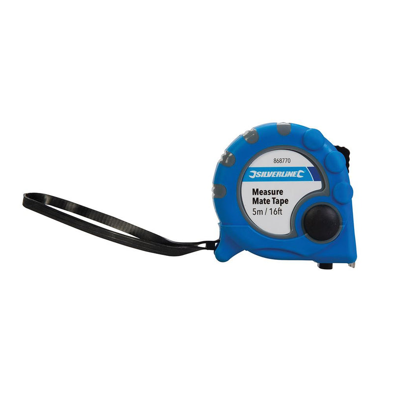Silverline Measure Mate Tape 5m / 16ft x 19mm Silverline - Dynamic Drive