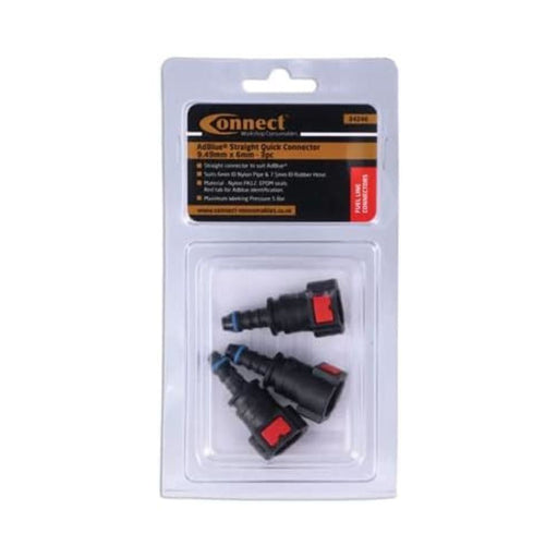 Connect Straight AdBlue Quick Connectors 9.49 x 6mm 3pc 34246 Tool Connection - Dynamic Drive