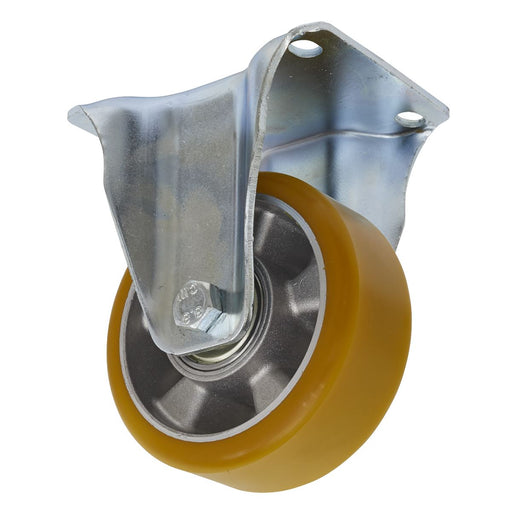 Sealey Castor Wheel Fixed Plate125mm SCW5125FP Sealey - Dynamic Drive