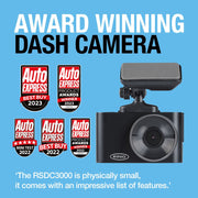 Ring Automotive - RSDC3000 Smart Dash Cam with GPS WiFi Full HD 1296p 30fps 2" S Ring Automotive - Dynamic Drive