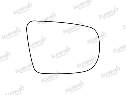 Summit Stick-On Standard Mirror Glass fits Subaru Legacy 03 to 09 RHS Summit - Dynamic Drive