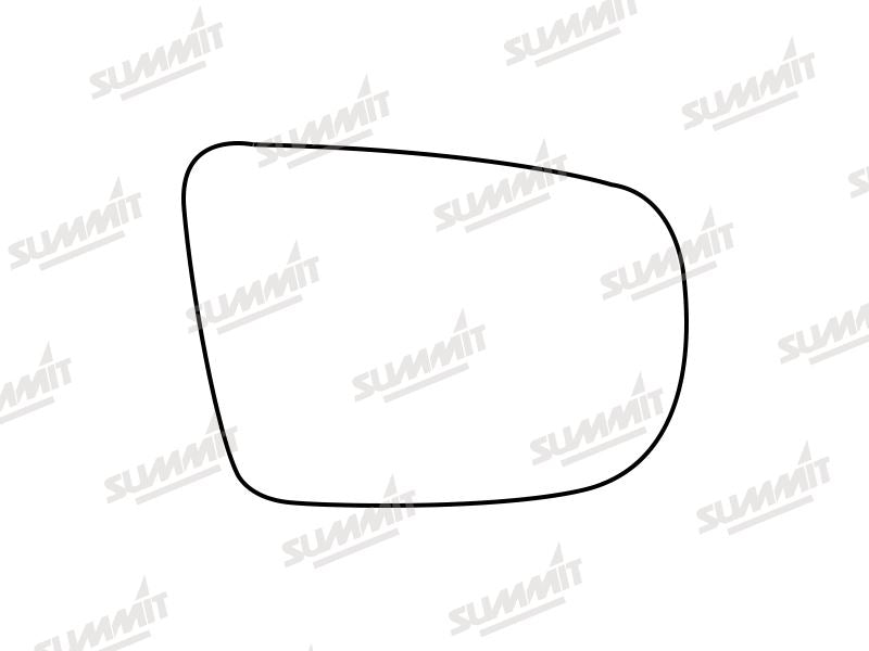 Summit Stick-On Standard Mirror Glass fits Subaru Legacy 03 to 09 RHS Summit - Dynamic Drive