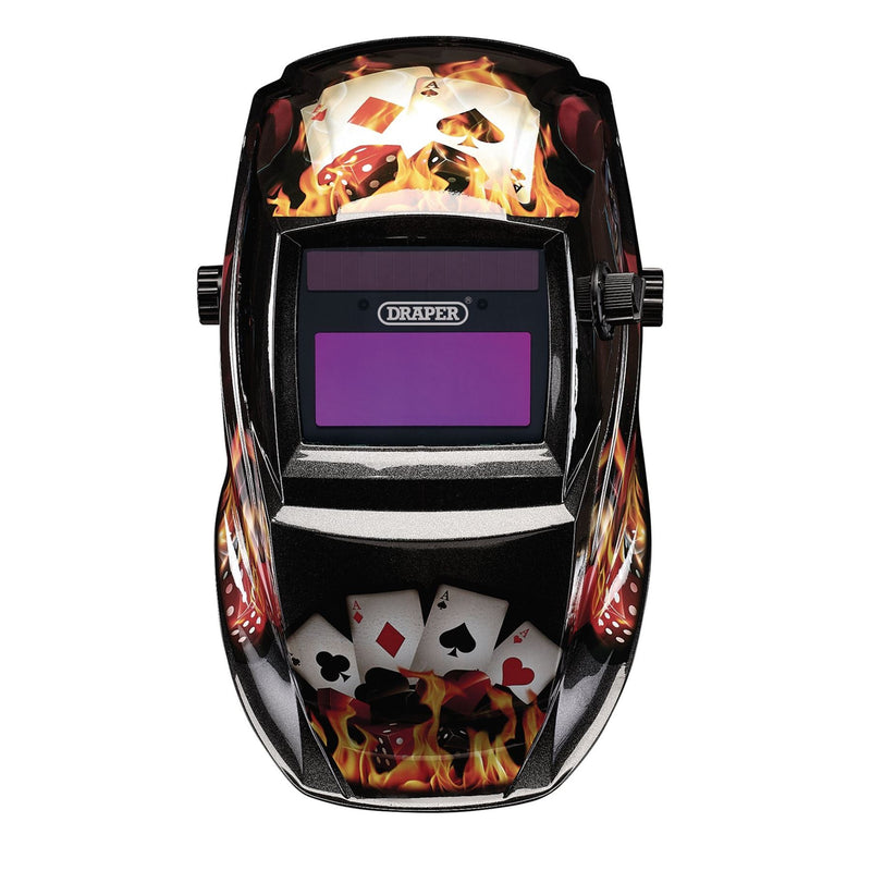 Draper Auto-Darkening Welding Helmet, Playing Cards 02515 Draper - Dynamic Drive
