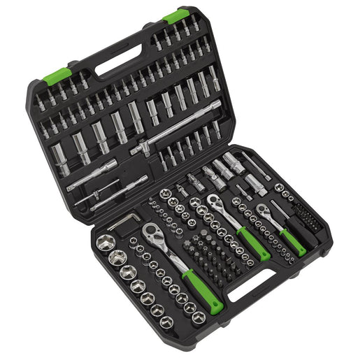 Sealey Socket Set 171pc 1/4", 3/8" & 1/2"Sq Drive WallDrive® Metric Sealey  - Dynamic Drive