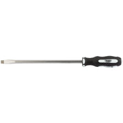 Draper 'Pound Thru' Plain Slot Soft Grip Screwdriver, 10 x 250mm 35186 Draper - Dynamic Drive