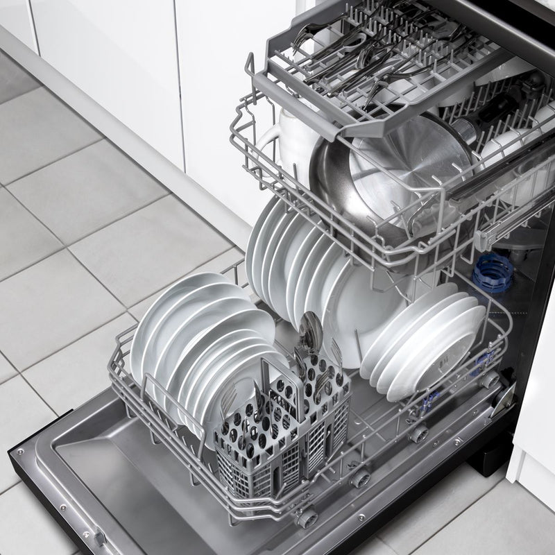 Baridi Slimline Freestanding Dishwasher 45cm Wide 10 Place Settings - Black Baridi - Dynamic Drive