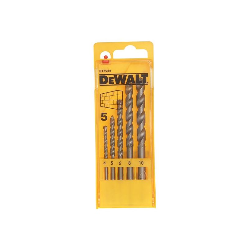 Dewalt Power Tools Masonry Drill Set. 5 Piece DeWALT Power Tools - Dynamic Drive