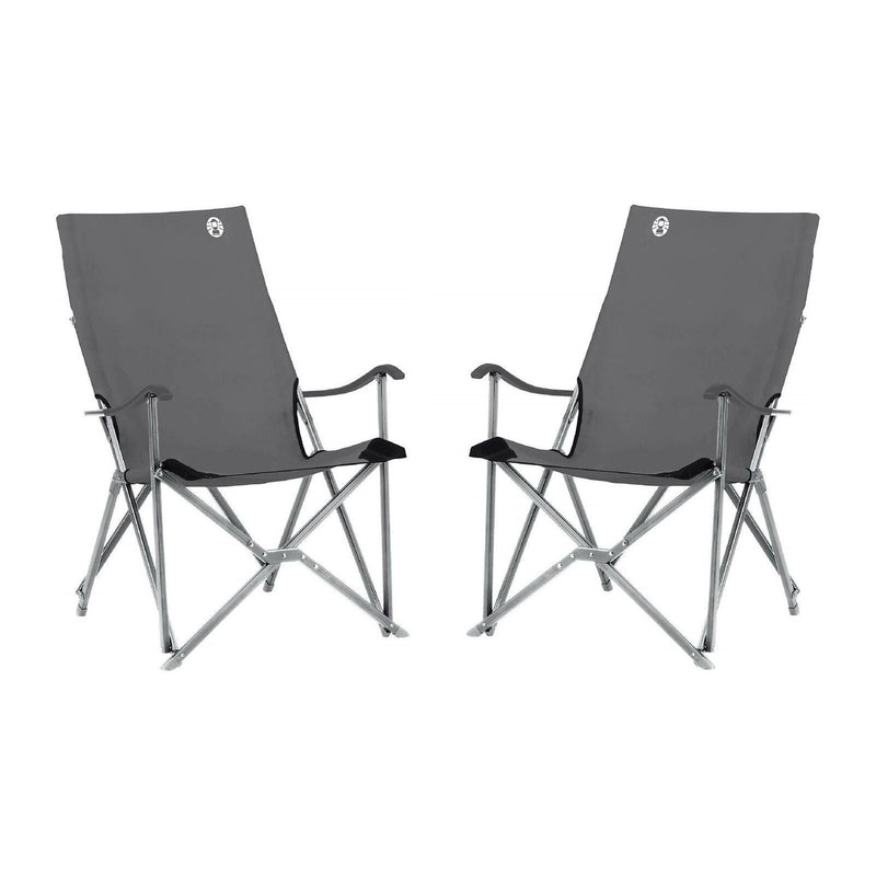 2x Coleman Aluminium Sling Chair Camping Furniture (Pair) UK Camping And Leisure - Dynamic Drive