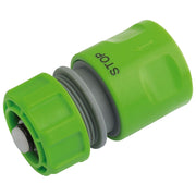 Draper Hose Connector with Water Stop Feature (1/2") 25902 Draper  - Dynamic Drive