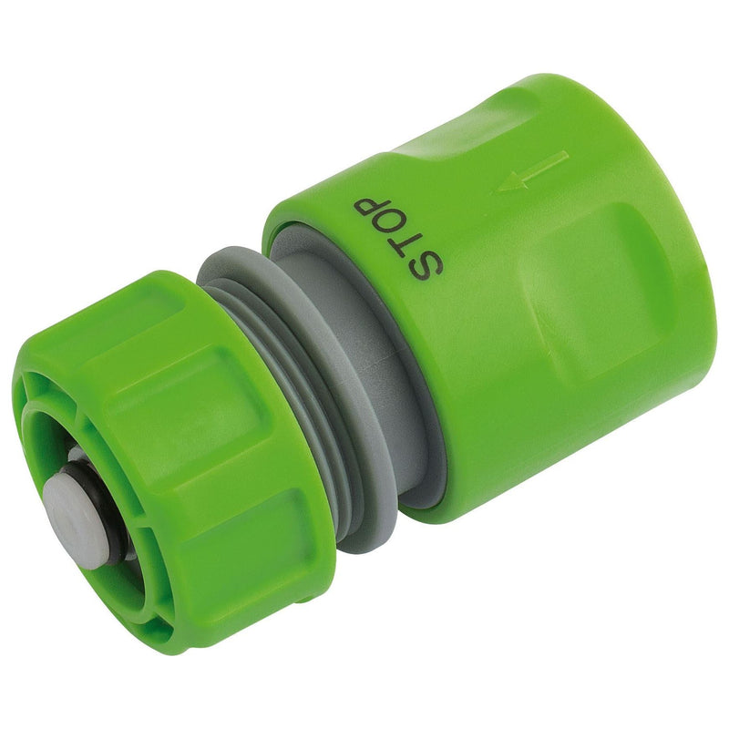 Draper Hose Connector with Water Stop Feature (1/2") 25902 Draper  - Dynamic Drive