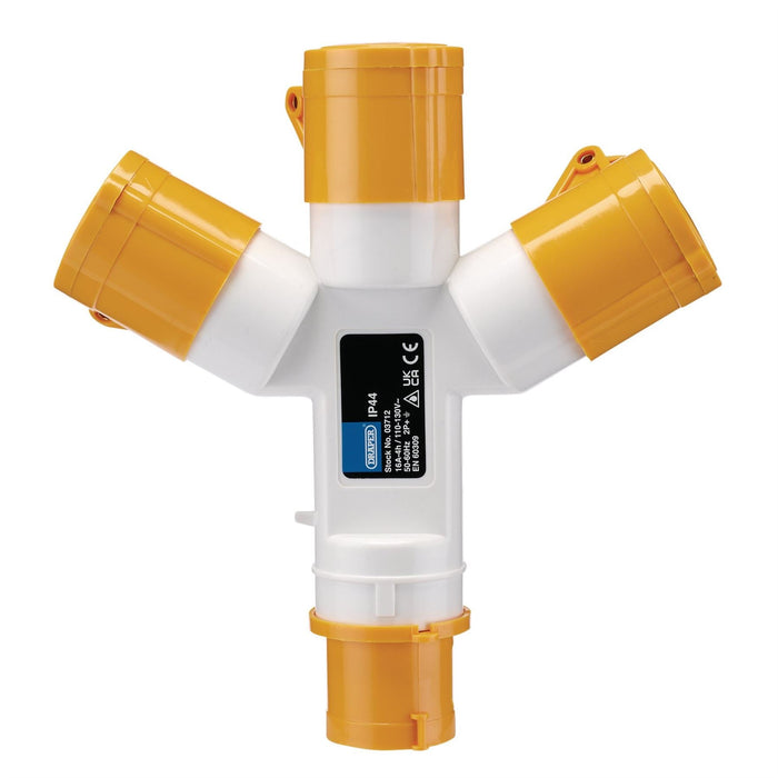 Draper 110V 3-Way Splitter, 16A 03712 Draper - Dynamic Drive
