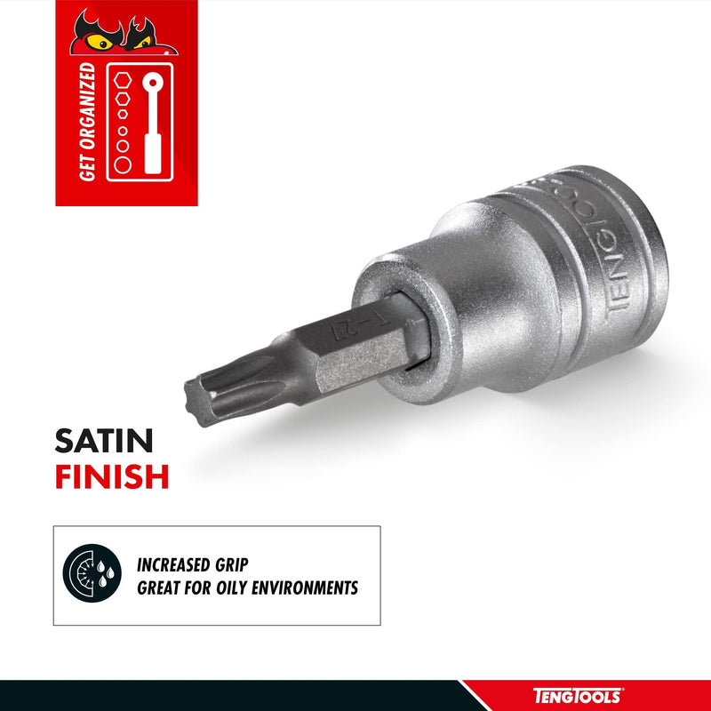 Teng Tools 1/2" TX Bit Socket TX27 Teng Tools - Dynamic Drive