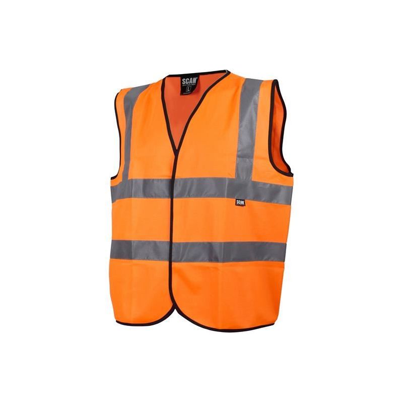 Scan Hi-Vis Waistcoat Orange - XXL (52in) Scan - Dynamic Drive