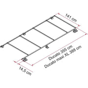 Fiamma Roof Rail Fiat Ducato Maxi XL 2006 High Roof L4 Van Conversion 05808-02- Nova - Dynamic Drive