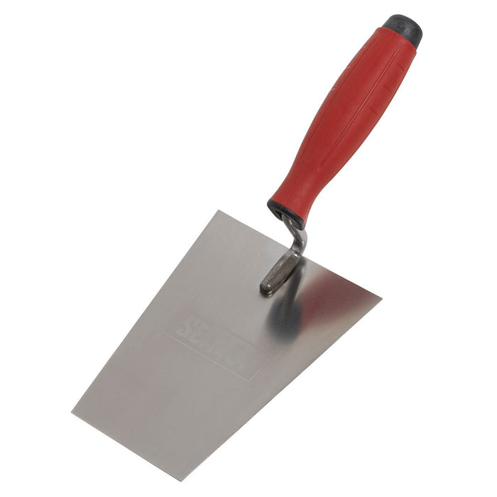 Sealey Stainless Steel Masonry Trowel with Rubber Handle 160mm T1203 Sealey - Dynamic Drive