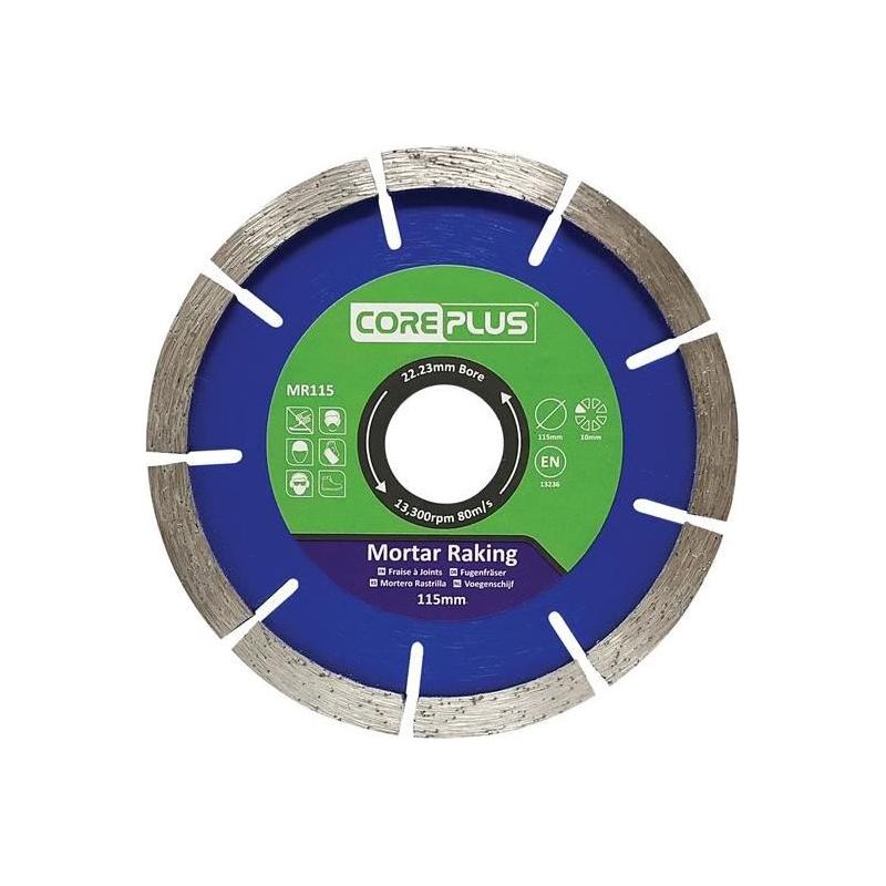 Coreplus MR115 Mortar Raking Diamond Blade 115mm CorePlus - Dynamic Drive