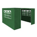Dellonda Premium Fabric Side Panels - Dark Green Dellonda  - Dynamic Drive
