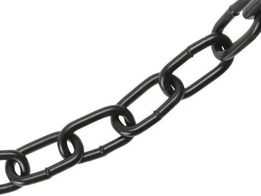 Faithfull Black Japanned Chain 5mm x 10m Box - Max. Load 160kg Faithfull - Dynamic Drive